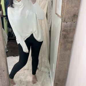 Cupio Women's White Cowl Neck Sweater size large new with tags